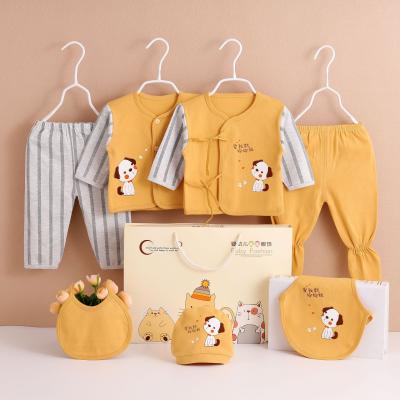 China Four Seasons Baby Suit Baby Clothes Cotton Breathable Newborn Warm Clothes for sale