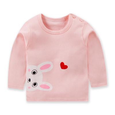 China New breathable children's long-sleeved T-shirt cotton spring and autumn new Korean children's clothing for sale