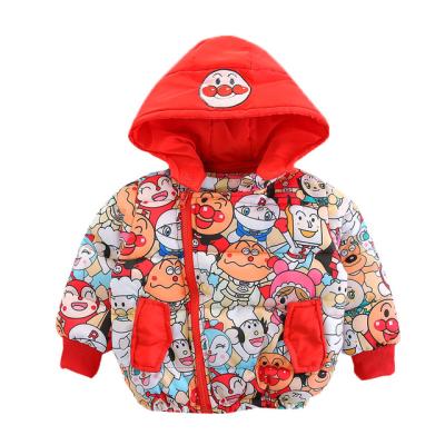 China New Breathable Kids Outerwear Kids Autumn Winterhooded Cotton-padded Warm Jacket Coat for sale