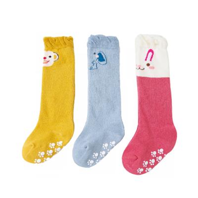 China New Autumn And Winter New Baby Toddler Non-slip QUICK DRY Dispensing Socks Long Tube Socks High Mouth Loose Boneless Tube Socks for sale