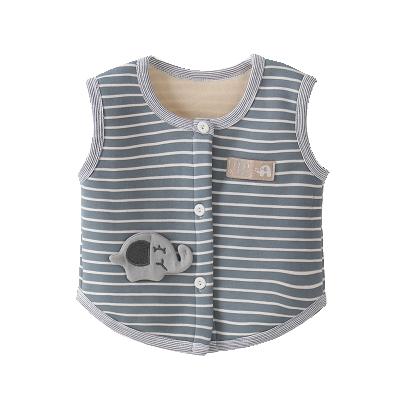 China Spring and autumn vest men's and women's casual baby thickened Ma3 jia3 cartoon newborn child vest for sale