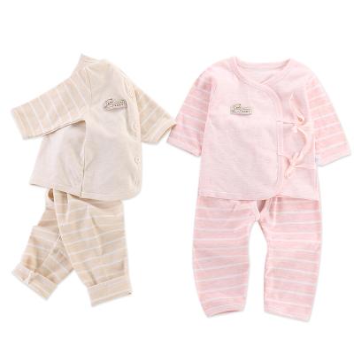 China Breathable Newborn Baby 2pcs Clothes Spring And Autumn Winter Clothes Set for sale