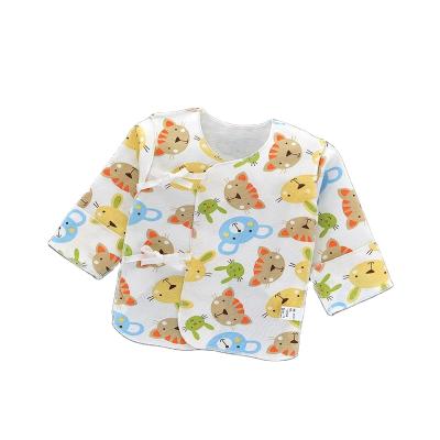 China Baby Breathable Newborn Cotton Clothes Underwear Cartoon Printing Thermal Baby for sale