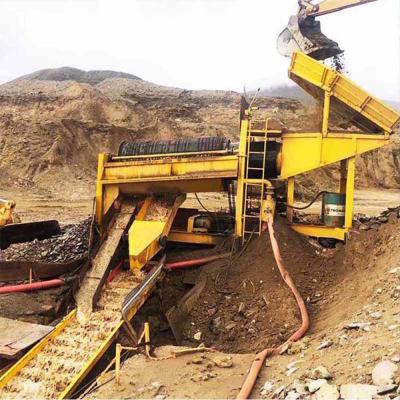 China Mobile Gold Diamond Mining Machinery Equipment 50 tph Gold Mining Processing Plant 100 Ton Gold Washing Plant for sale