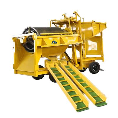 China Factory hot sale alluvial gold mining equipment trommel washing alluvial mining plant for sale