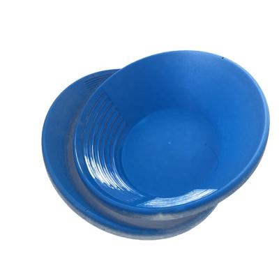 China Online Hot Selling High Quality Plastic Gold Alluvial Wash PP Round Gold Mining Pan Baking Mining For Gold Dry Seal for sale