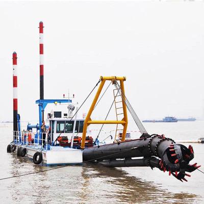 China High Quality 8 Inch Sand Cutter Suction Dredger Vessel Sand Dredging River Cleaning Machine Equipment for sale