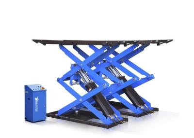 Cina Altezza massima di sollevamento 72 pollici Portable Scissor Automotive Lift 3.5T Capacità in vendita