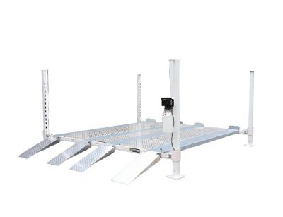 China 11000lbs Formel 4 Post Auto Lift für Doppelstapeln Lift Höhe 1950mm zu verkaufen