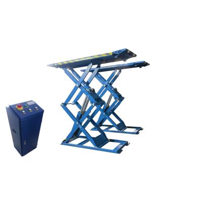 China Q235 3500Kg Capacity Vehicle High Rise Scissor Lift / Scissor Hoist for sale