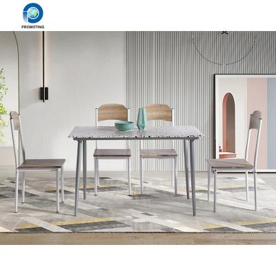 China Factory Wholesale New Design Extendable Modern Wood Dining Table Set 4 Seater for sale