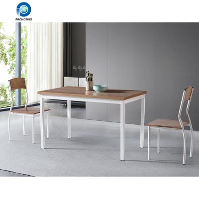 China Popular Cheap Price Hot Selling Extendable Dining Table Set Modern Dining Furniture Table And Chairs for sale