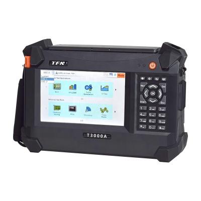 China FTTX TFN T3000A Network Cable Tester Analyzer 10 Gigabit Ethernet Tester for sale