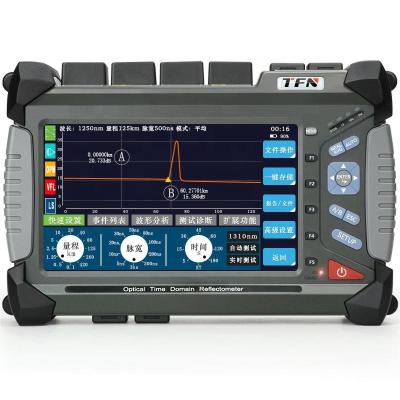 China Fiber OTDR Length TFN F7-SM1 SM/MM 850/1300/1310/1550nm 26/30/37/35dB High Accuracy Optical TD Time Scale Reflectometer for sale