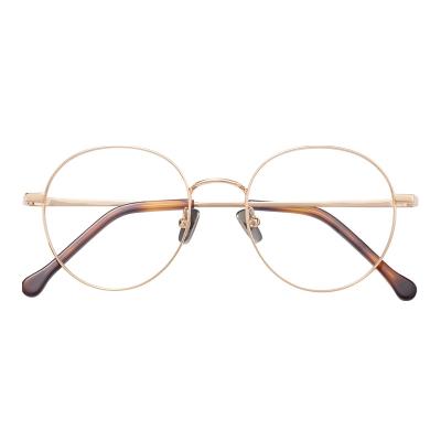 China Occhiali Fashion Luxury Spectacle Frame Popular Unique Metal Spectacle Eyewear Design Optical Frames for sale