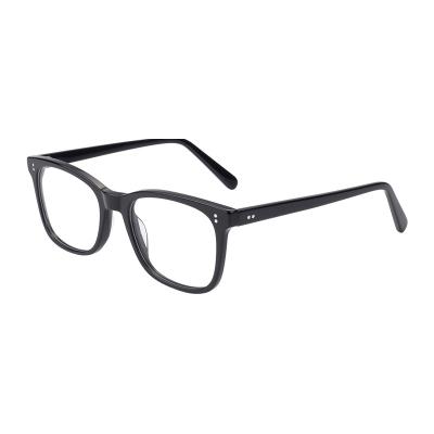 China Beautiful Acetate Frame Popular High Density Frames Matching Black Cellulose Acetate Lenses for sale