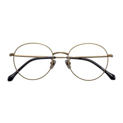 China Newest Popular Fashion Colorful Male Glass Frame Metal Customized Oversized Metal Glasses For Men for sale