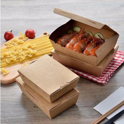 China Latest Products Disposable Salad Sushi Packaging Paper Packaging Box for sale