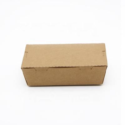 China Disposable Eco Friendly Custom Food Packaging Lunch Wrapping Paper Box for sale