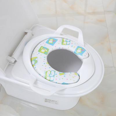 China Environmentally Friendly And Non-Toxic PP Plastic Baby Kid Toddler Toilet Seat Safety Portable Toilet for sale