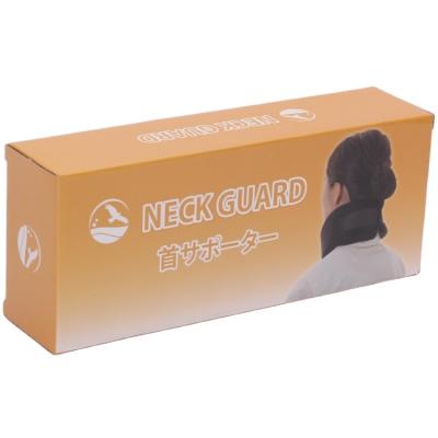 China Custom Materials Factory Recycled Small Orange Rectangular Cardboard Neck Protector Packaging Box for sale