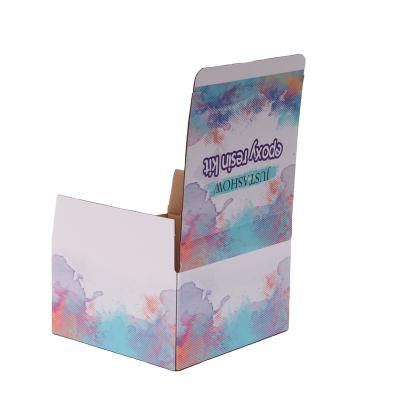 China Recycled Materials Wholesale Custom Folding Corrugated Paper Box Cake Food Gift Color Packaging Box for sale