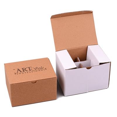 China Recycled Materials Factory Wholesale Private Label Nail Polish Packaging Box Recycled Product Paper Box for sale