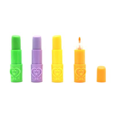 China office & 2020 mini school pen new arrival plastic kawaii lipstick highlighter bar pen for girls for sale