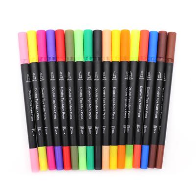 China Promotional Pen Promotional Gift 2 In 1 Acrylic Paint Permanent Marker Pen Pens for sale