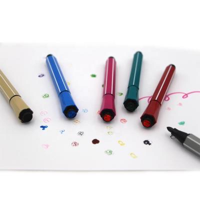 China office & School Pen Warehouse Tube Box Back To School Stamp Multicolor Watercolor Pen for sale