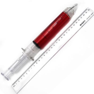 China office & Extra Plastic School Pen Syringe Ball Pen Injection Large Liquid Jumbo Ball Pen for sale