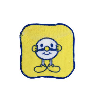 China Competitive Price Cute Hand Towel Protective Tea Towel Face Towel Soft Square Scarf Safe For Kids Cotton for sale