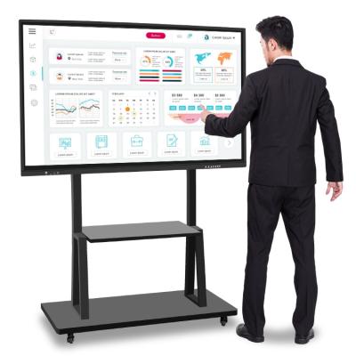 China All In One Electronic Conference 4K Registration White Board Interactive Mobile Digital Whiteboard Prices 75inches for sale