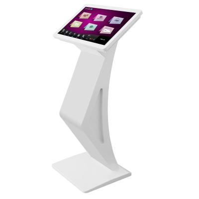 China Shopping Mall / Rail Way Station / Liberary etc Logo I3 4th Thumb Interactive Touch Screen Information Kiosk 21.5 Floor Custom Standing Self Service Kiosk for sale