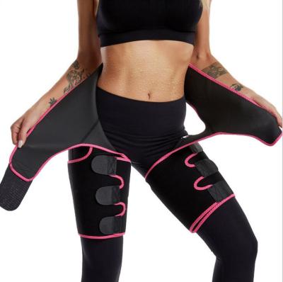 China Sweat 2021 Hot Selling 3 in 1Waist and Thigh Trimmer Butt Shaper Lifter for Workout Training Fitness Shapewear Body Shaper Belt for sale