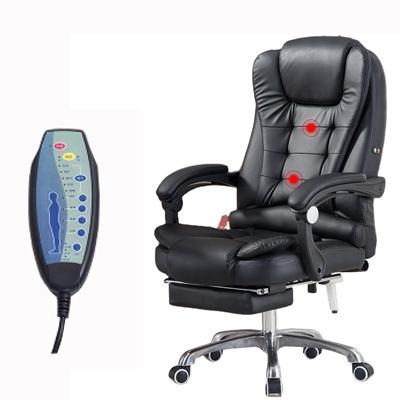 China Commercial High Quality Extended Ergonomic Leather Executive Chair High Back Massage Office (Height) Luxury Cheap Prices Adjustable For Adult for sale