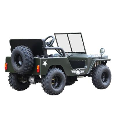 China Electric mini willys adult convertible mountain four-wheel electric UTV outdoor golf cart for sale