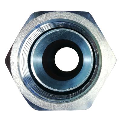 China 6B Machining BSP Male 60 Cone Seat Bulkhead Hydraulic Adapter for sale