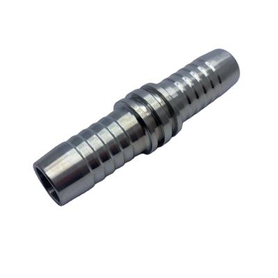 China Carbon Steel 90011 Machining Double Metric /Hydraulic Straight Connector Connect Fittings / Hose Nipples for sale