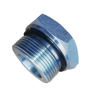 China 4G Carbon Steel O Ring Pipe Male Plug 5B-24-16 for sale