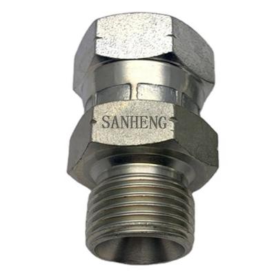 China 304 BSP Male Female Transition Joint High Pressure Stamped Straight Connector SS 304/316 Stainless Steel Fittings for sale