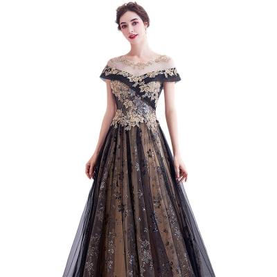 China Dress Plus Size 2021 Female Heavy Handmade Finished And Elegant Fashion Banquet Party Dress for sale