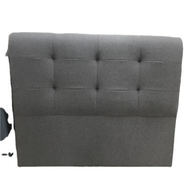 China Wholesale Double Full Size Fabric Plywood Modern Style Hotel Bed Headboard for sale