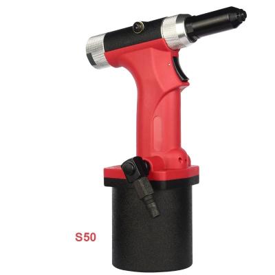 China High Quality S50 High Quality Pneumatic Blind Rivet Gun Riveter Steel Aluminum Nail 2.4mm-4.8mm Automatic Half for sale