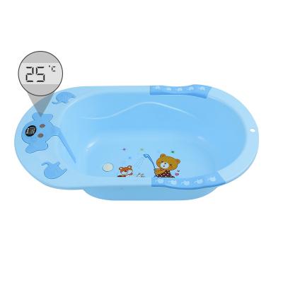 China Hot Sale PP Plastic Baby Bath Tub With Temperature For Washroom for sale