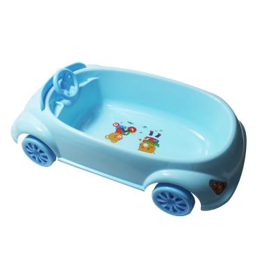 China New arrival viable baby bathtub, plastic car shape baby bathtub, good design baby bathtub for sale