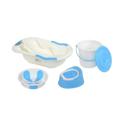 China Factory direct sale eco-friendly plastic tub wholesale eco-friendly bath set for baby for sale