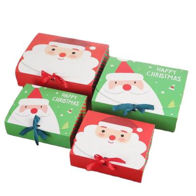 China 2021 Recyclable Customized Christmas Eve Brief Cupcake Boxes Gift Apple Cardboard Box for sale