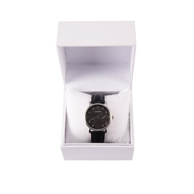 China New Arrival Elegan Luxury Plain White Cardboard Customized Handmade Ladies Watch Box With Logo for sale