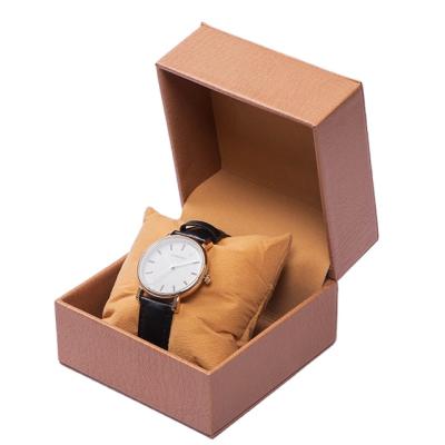 China Modern Luxury Watch Storage Display Ladies PU Leather Watch Recycled Luxury Packaging Boxes for sale